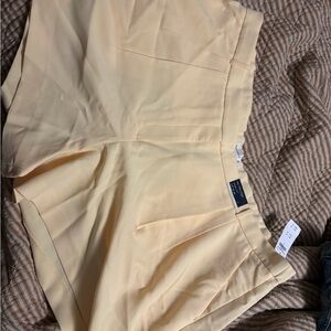 Women's yellow Shorts